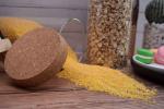 PROP65 Airtightness Glass Jars Cork Lid Storage Jars Eco Friendly