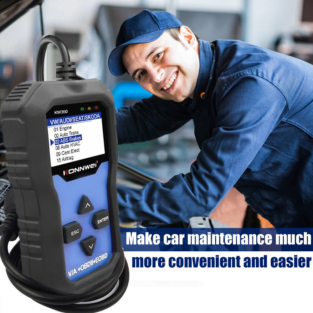 SRS Transmission Engine Car Diagnostic Scanner ABS Material For Seat Skoda Audi V/W