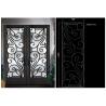 Buy cheap Top Notch Security Easy Cleaning Inlaid Door Wrought Iron Glass from wholesalers