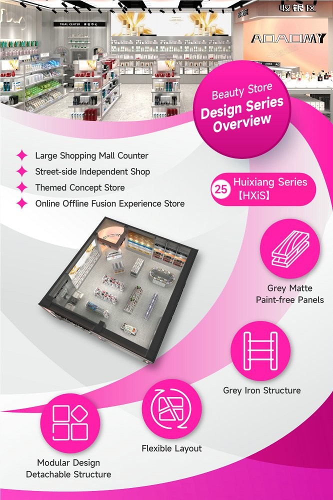 25-HXiS Beauty Store Zoning With Enjoyment Series