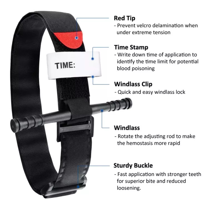 Compress Hospital Emergency Accessories Military Tactical Tourniquet