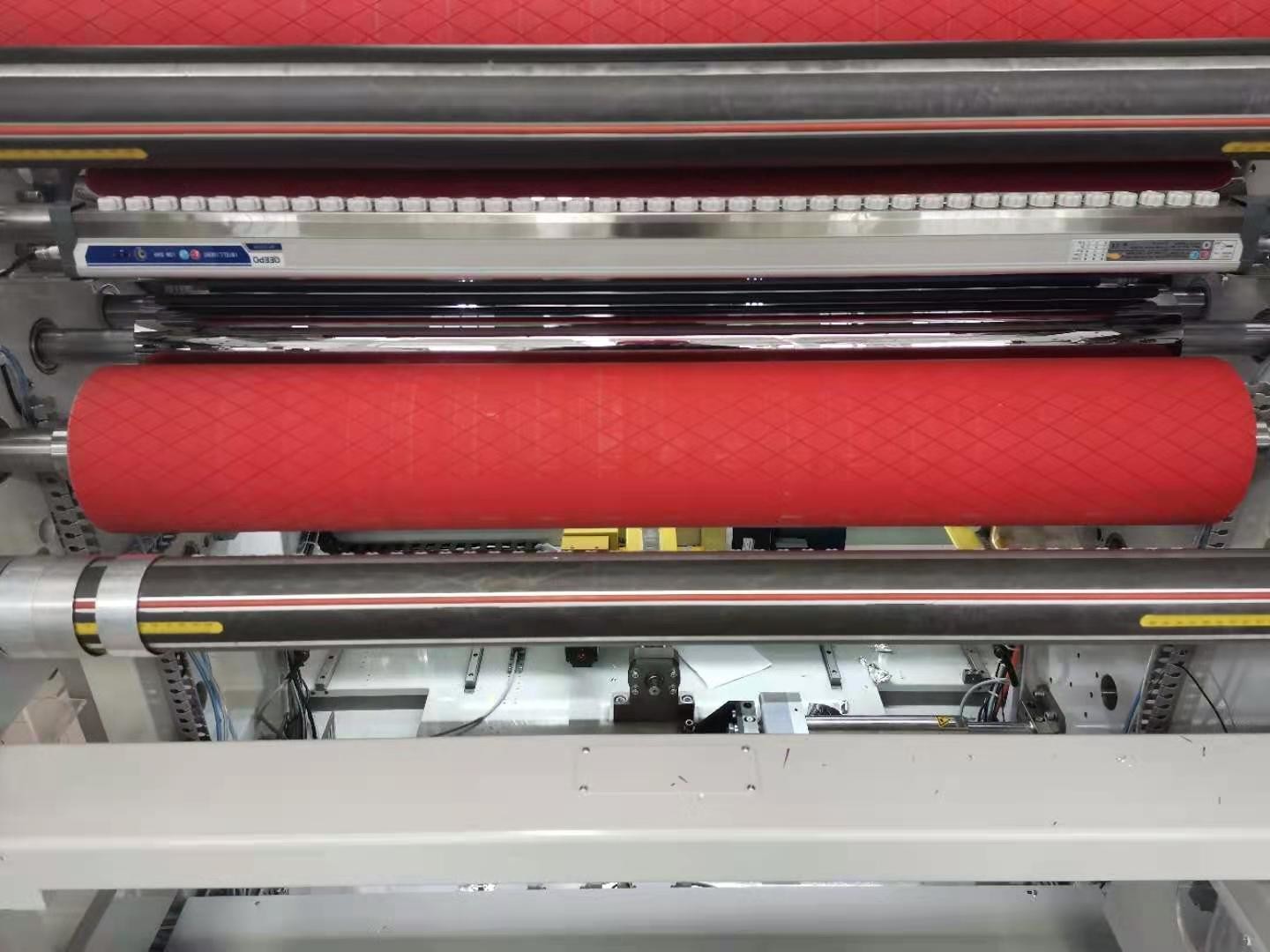 12um Substrate PET Bopp Film Slitter Rewinder Machine AC Servo Motor Control