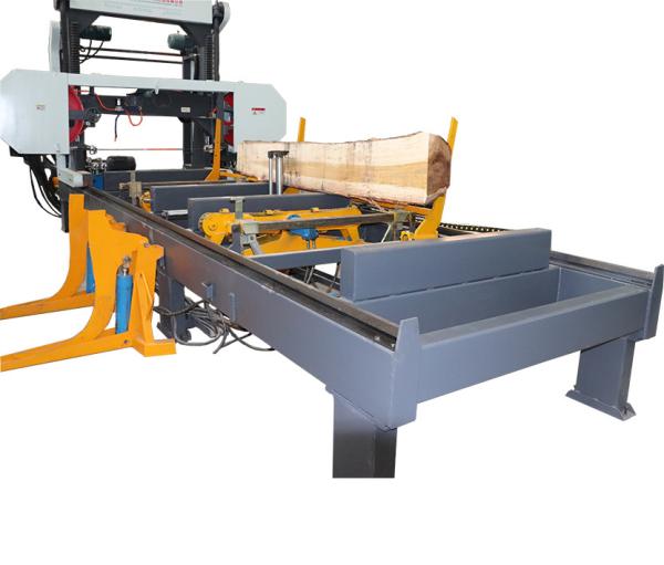 Buy cheap Hydraulic Bandsaw Machine Hydraulic Portable Sawmill Wood Cutting Band Saw Machine from wholesalers