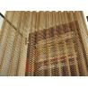 Buy cheap Bronze Color Metal Coil Drapery , Hanging Wire Mesh Room Dividers For Ceiling from wholesalers