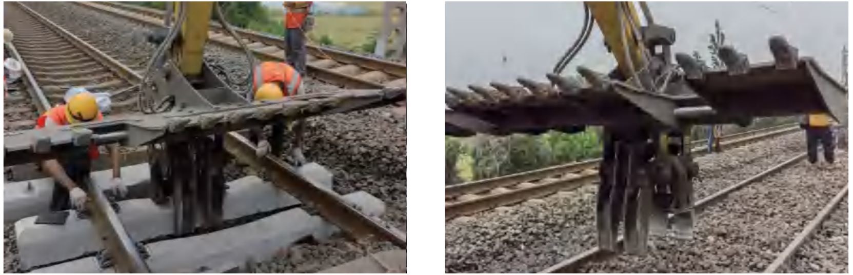 Railway Sleeper Auto-change Equipment SLEEPER CHANGING MACHINE SLEEPER CHANGER sepcial function for construction