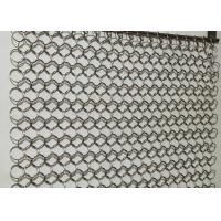 Buy cheap 12m width Metal Mesh Ring Curtains 304 Stainless Steel Ring Mesh wearproof product