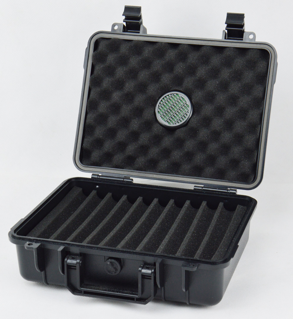 Watertight Crushproof Plastic Cigar Case IP67 210 X 166 X 90mm