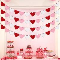 Buy cheap Valentine's Heart Garland Banner String For Anniversary Wedding Birthd Party product