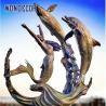 Buy cheap 3D Water Fountain Sculpture Dolphin Spitter Fountain With Mermaid statue from wholesalers