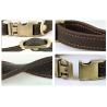 Buy cheap All Natural Genuine Leather Collar Strong 3 Sizes Available Suit For Dog / Pet from wholesalers