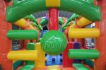 Animal Kingdom Outdoor Children's Blow Up Obstacle Course With Slide