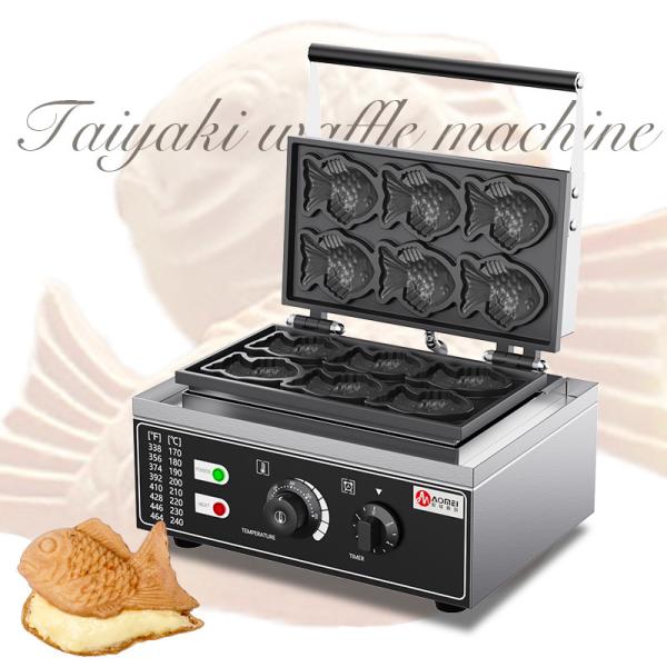 Buy cheap Electric Mini Fish Taiyaki Maker Stainless Steel 6 Fish Shaped Waffle Baker Machine from wholesalers