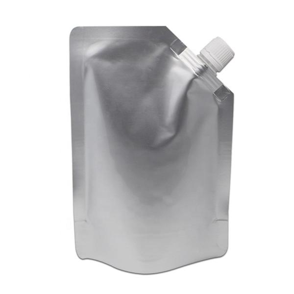 Custom 500ML k Reusable Standing Up Aluminum Foil Clear Plastic Food Packaging