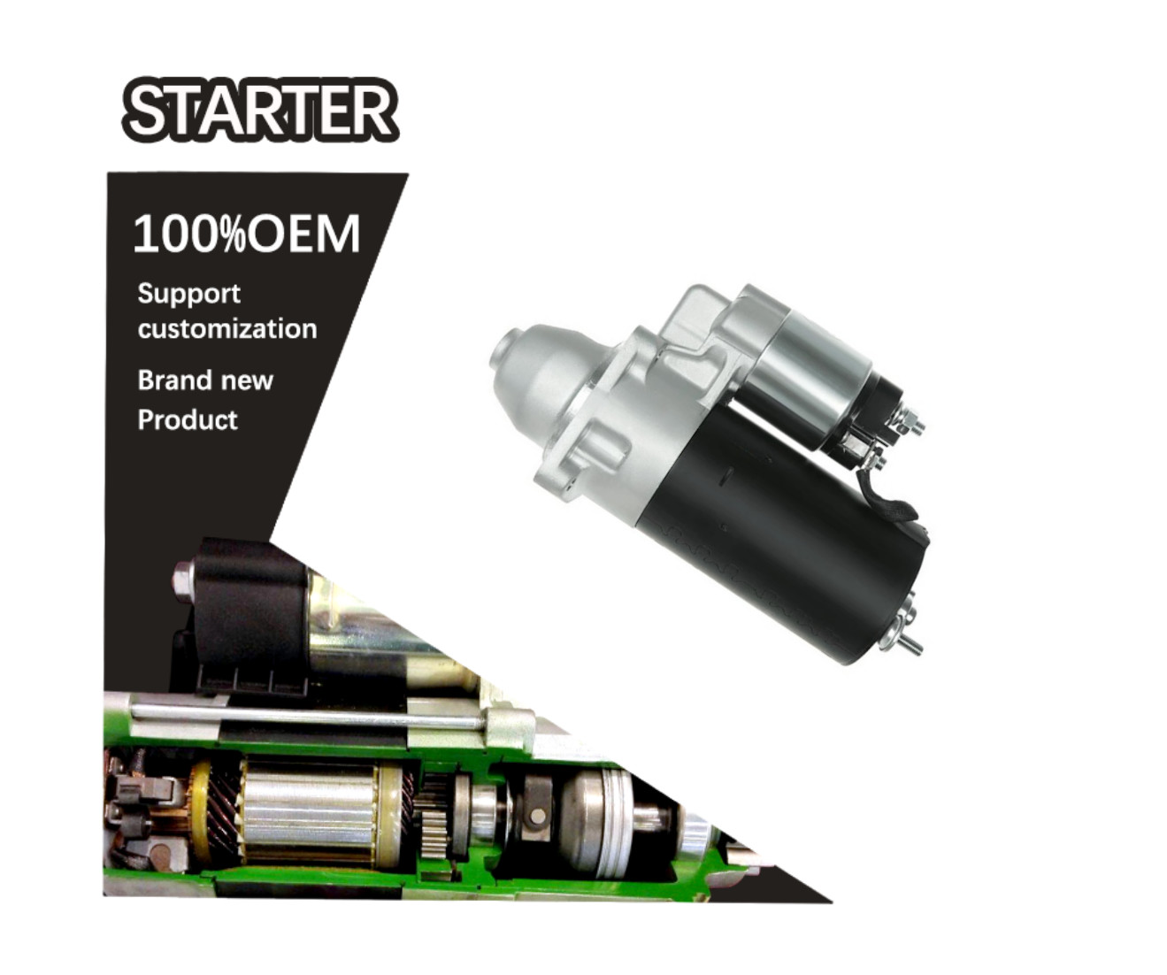 12V 11T CW STARTER 0001109011, 0001314040, 1986S00717, F032114741. 063521090110. 58402060, 58402490.
