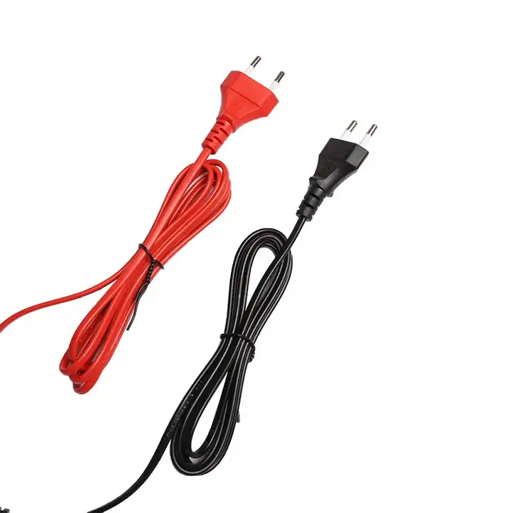 XianDa Swivel Ac UK 2 Pin Plug To IEC C7 Connector Euro plug Power Cable Electrical Extension Cord AC UK Power Cord