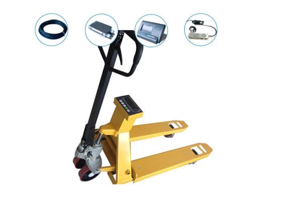 Buy cheap Hand Moveable Load Cells Electric Forklift Pallet Jack With Weight Scale from wholesalers