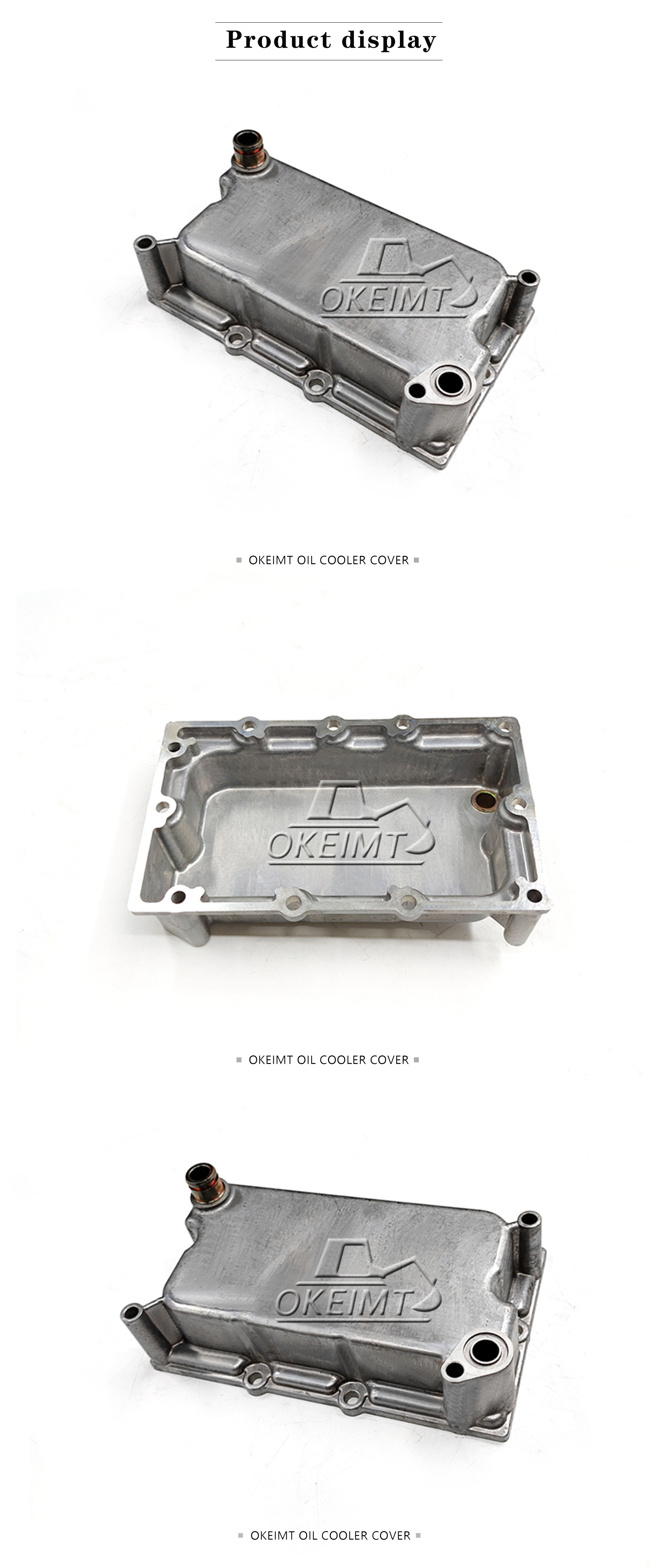 Komatus Engine 4D95 Oil Cooler Cover 6205-61-5220 Silver Color