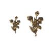 Buy cheap Calla Lily Design Cemetery Decorations Bronze Color For Tombstone Hardware from wholesalers