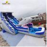 Buy cheap OEM Inflatable Water Slide 0.55Mm PVC Children Water Park Slide With Pool from wholesalers