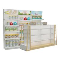 Buy cheap Environmental MDF Supermarket Display Shelving Baby Shop Display Stands product