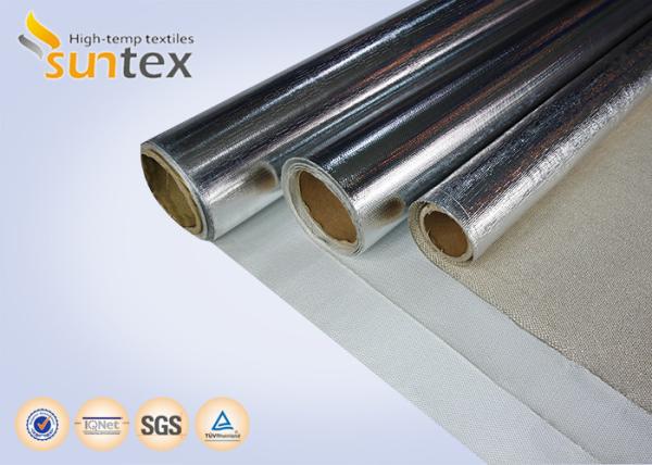 Fire Retardant Aluminized Glass Cloth Thermal Insulating Materials Of The Steam