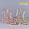 Buy cheap Simple Iron geometric Candle Holder Wedding Home Gem Candle stand Craft from wholesalers