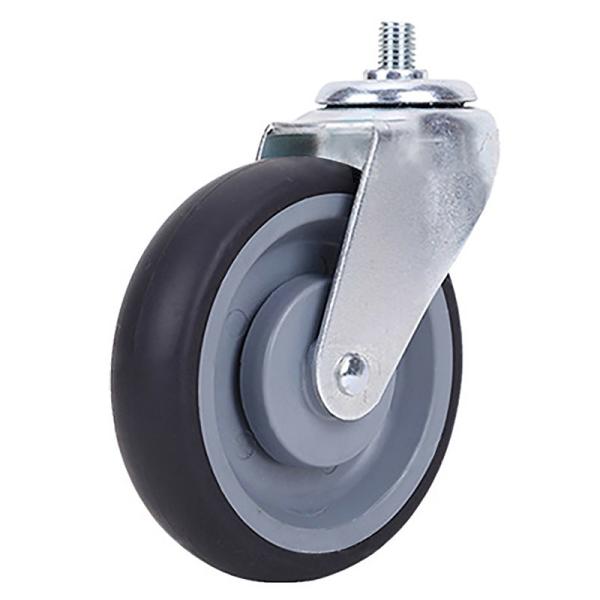 Buy cheap 5 Inch Stem Caster Wheels , Nonmarking Rubber Thermoplastic Casters from wholesalers