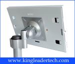 Metal Ipad Kiosk Enclosure Desktop Rugged With 360 Degree Rotatable Bracket