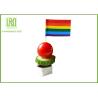 Buy cheap Colorful Food Grade Cake Decoration Toppers Flag Food Picks For Holidays from wholesalers