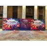 Buy cheap Waterproof Flex Advertising Banners Company Annual Meeting Background Board from wholesalers