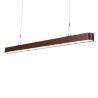 Buy cheap Super Brightness Linear LED Pendant Lights 110V-240V Wood Grain Color from wholesalers