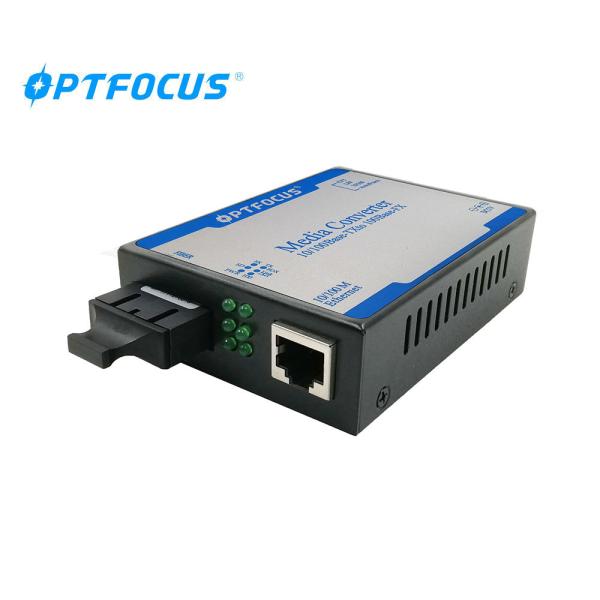 Buy cheap Gigabit Media Converter SM 10 / 100M 1310nm 40Km SC , External Power from wholesalers
