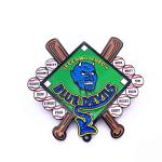 Cutely Sports Trading Pins Dye Black Metal Iron Soft Enamel Glitter Enamel Pins