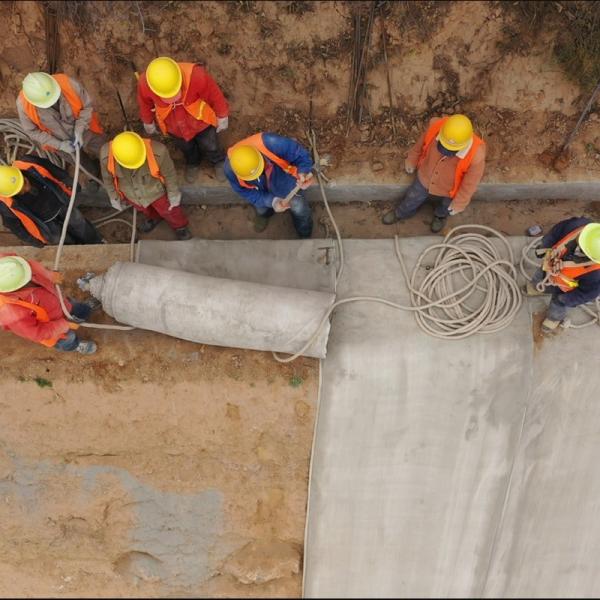 Buy cheap Style Cement Canvas for Waterproof Drainage Ditch Onsite Inspection After-sale Service from wholesalers