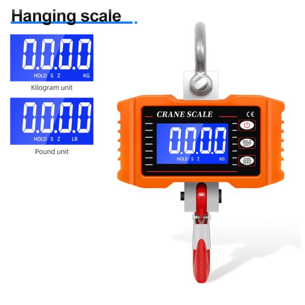 LED Display 1000kg Digital Hanging Weight Crane Scale for Heavy-Duty Applications OEM/ODM Supported Electronic Ocs Scale