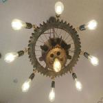 Creative Retro Loft Chandelier Wood Pendant Lamp Restaurant Living Room Dining