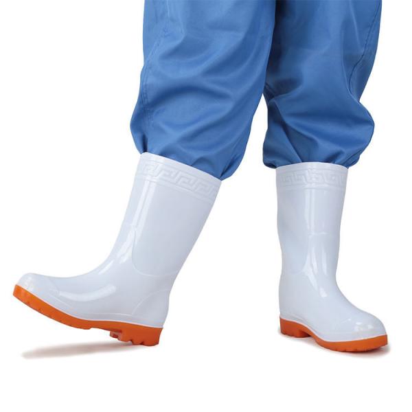 Buy cheap Anti-Slip Outdoor Work Rubber Boots High Heel Standard Custom Logo Waterproof Men Women Pvc Rain Boots Fisherman Boots from wholesalers