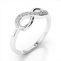 Buy cheap Handmade Infinity 925 Sterling Silver Women's Rings product