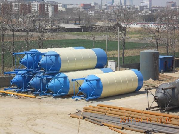 Buy cheap 100ton steel material cement silos for concrete plant from wholesalers