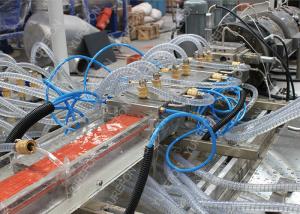 China CE SGS WPC Profile Extrusion Line , Twin Screw Wood Plastic Extrusion Machine Line on sale