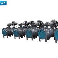 Buy cheap Reduced Bore 150LB Trunnion Mounted Ball Valve LCB Body 20x18 Inch product