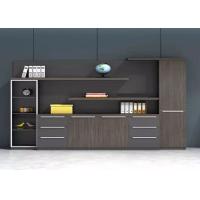 Buy cheap Beautiful Gray Office Cabinets Wood , Boss Office Furniture Various Shapes product