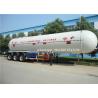 Buy cheap 54m3 LPG Propane Delivery Truck 1.0mm Corrosion Allowance 27MT Road Tank Trailer from wholesalers