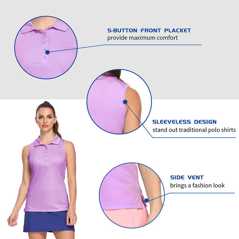 New Outdoor Sports Golf Clothes Sunscreen Clothes Light Breathable Quick Drying Golf Clothes Tennis Clothes