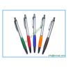 Buy cheap silver barrel plastic ball point pen,silver lacquer barrel ballpen from wholesalers