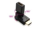 Buy cheap 360 Degree Rotation Swivel HDMI Male to HDMI Female M/F Adapter Converter from wholesalers