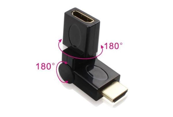Buy cheap 360 Degree Rotation Swivel HDMI Male to HDMI Female M/F Adapter Converter from wholesalers