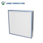 H14 Gel Sealed Mini HEPA Pleat Cleanroom Filter For Purification Equipment