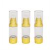 Buy cheap empty clear Gold Airless Pump Bottle for skincare packaging from wholesalers
