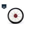 Buy cheap 18 Inch CNC Aluminium Aftermarket Motorcycle Wheels , Black Motorcycle Rims With Hub from wholesalers